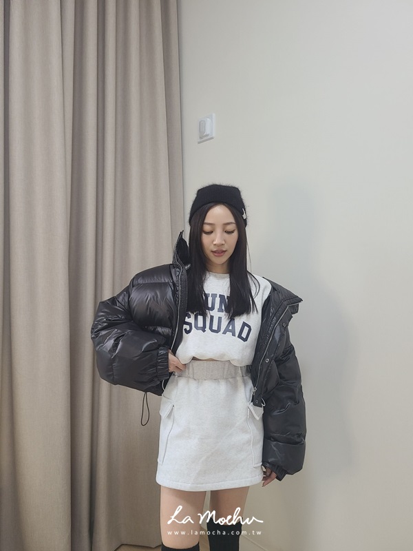 鴨絨抽繩霧亮澎外套(闆娘清單)